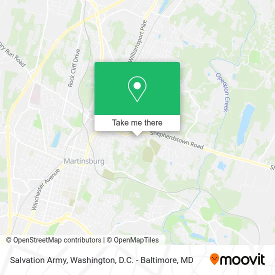 Salvation Army map
