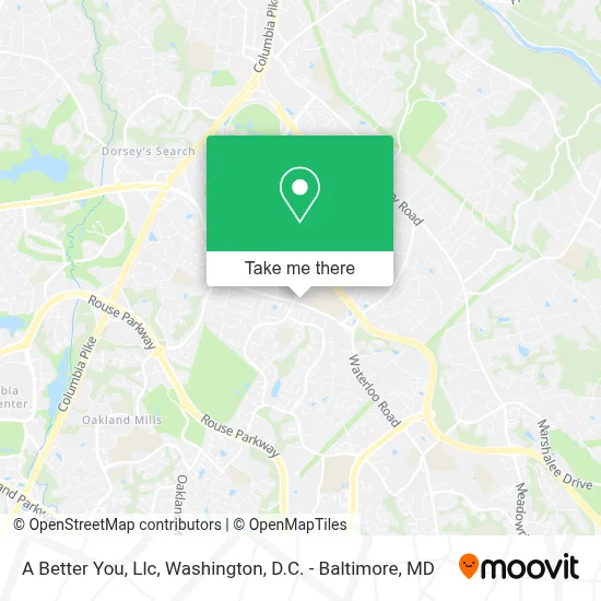 A Better You, Llc map