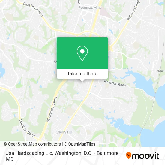 Jsa Hardscaping Llc map