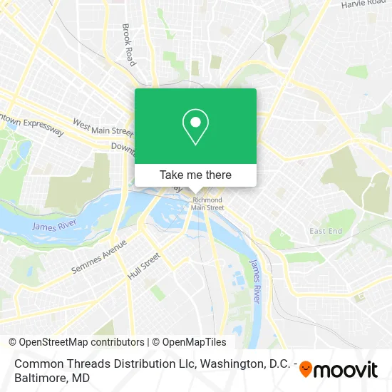 Common Threads Distribution Llc map
