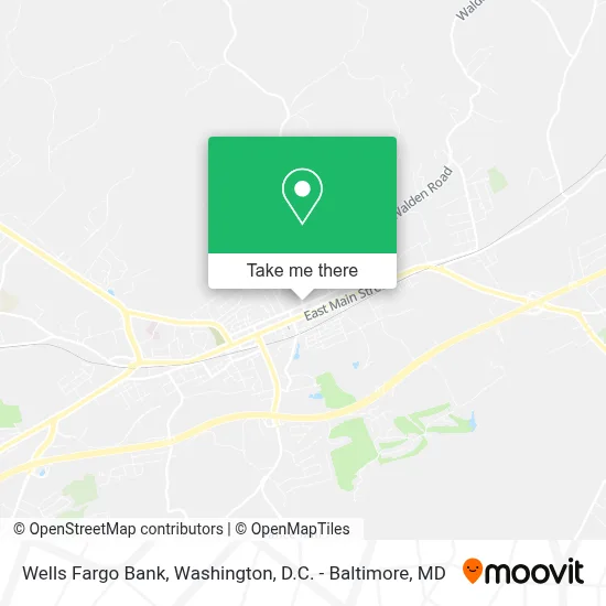 Wells Fargo Bank map