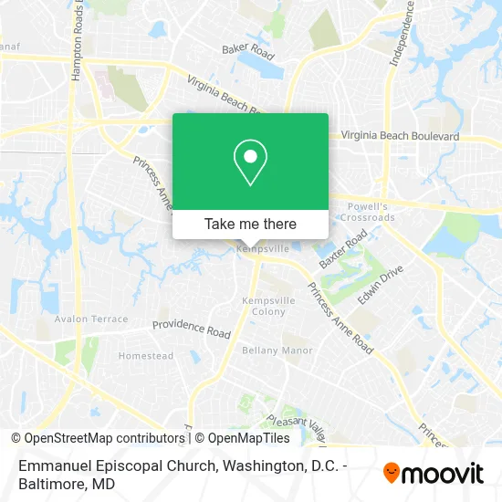 Emmanuel Episcopal Church map