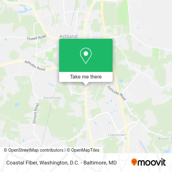 Coastal Fiber map