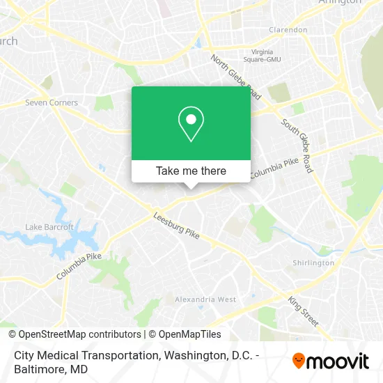 City Medical Transportation map