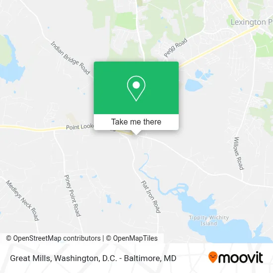 Great Mills map