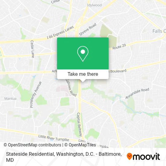 Stateside Residential map