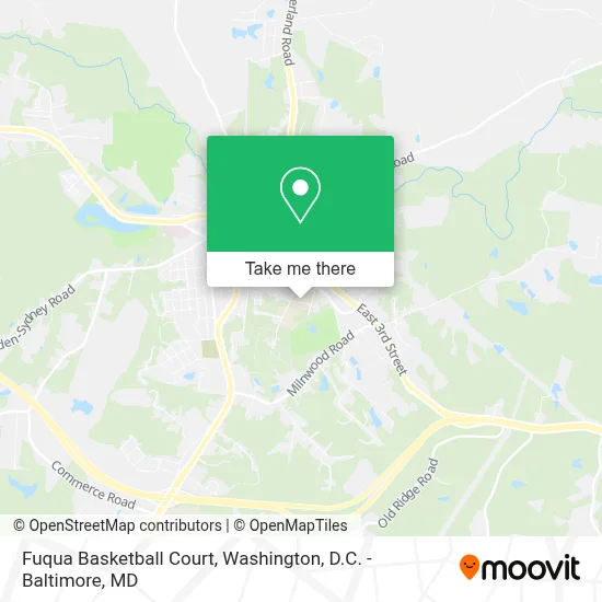 Fuqua Basketball Court map