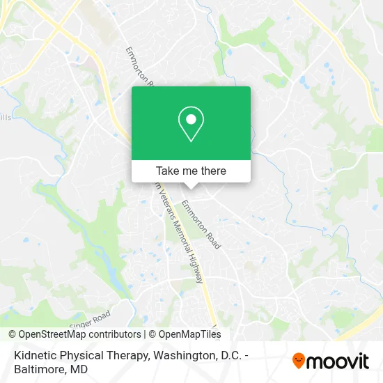 Kidnetic Physical Therapy map