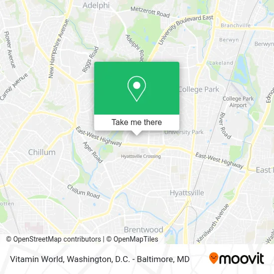 Vitamin World map