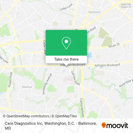 Care Diagnostics Inc map