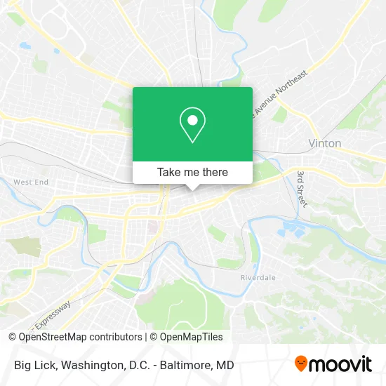 Big Lick map