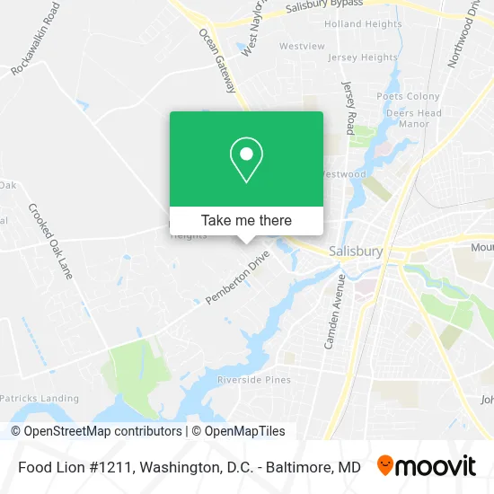 Food Lion #1211 map