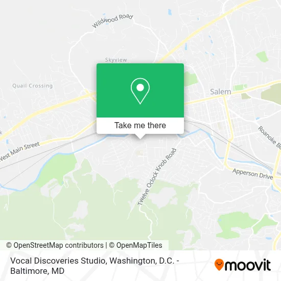 Vocal Discoveries Studio map
