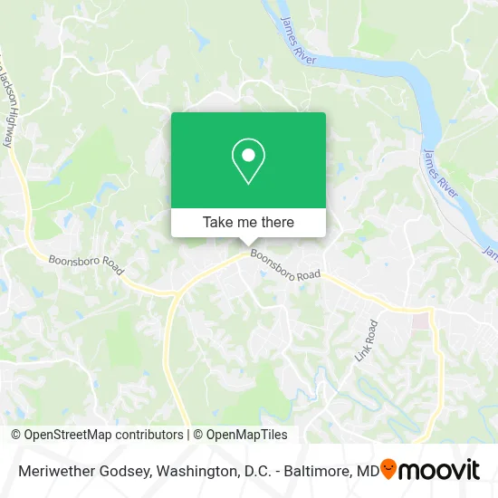 Meriwether Godsey map