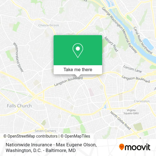 Nationwide Insurance - Max Eugene Olson map