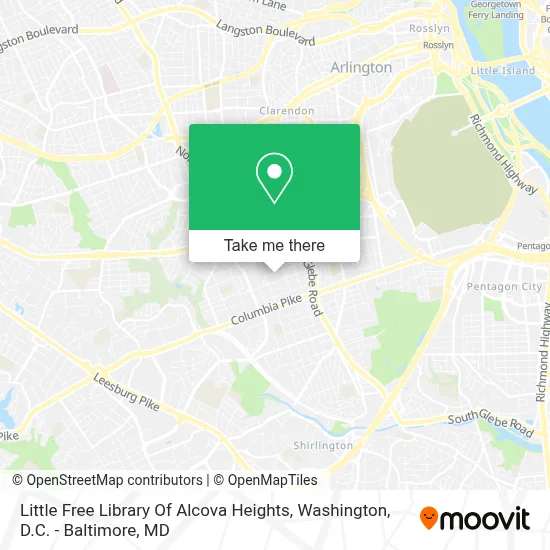 Little Free Library Of Alcova Heights map
