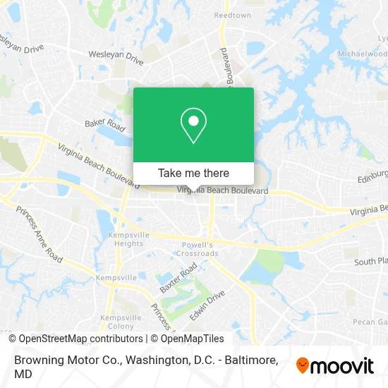 Browning Motor Co. map