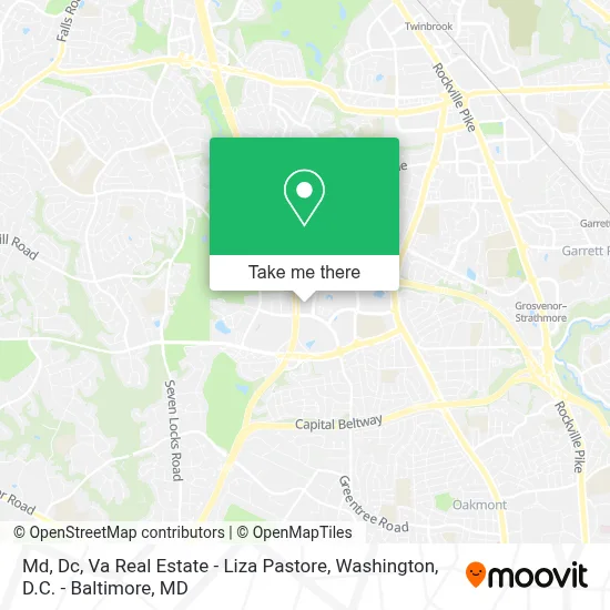 Md, Dc, Va Real Estate - Liza Pastore map