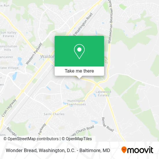 Wonder Bread map