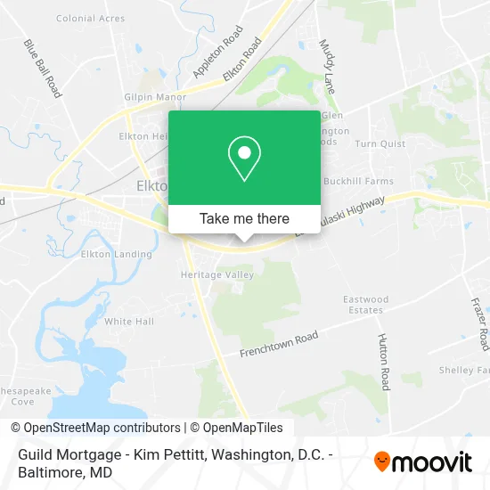 Guild Mortgage - Kim Pettitt map