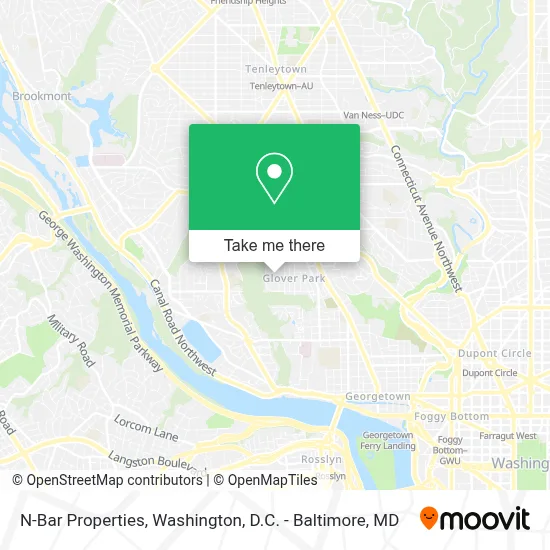 N-Bar Properties map