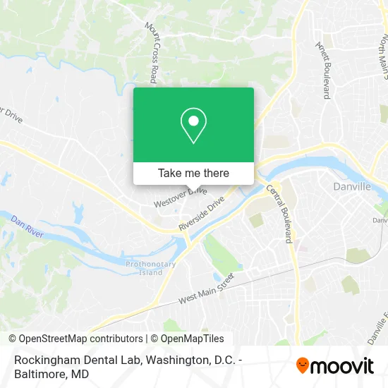 Rockingham Dental Lab map