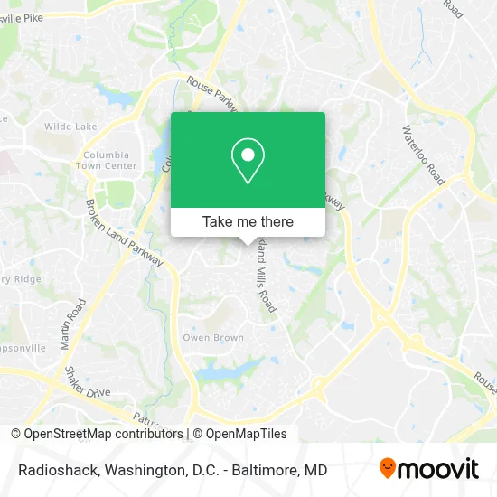 Radioshack map
