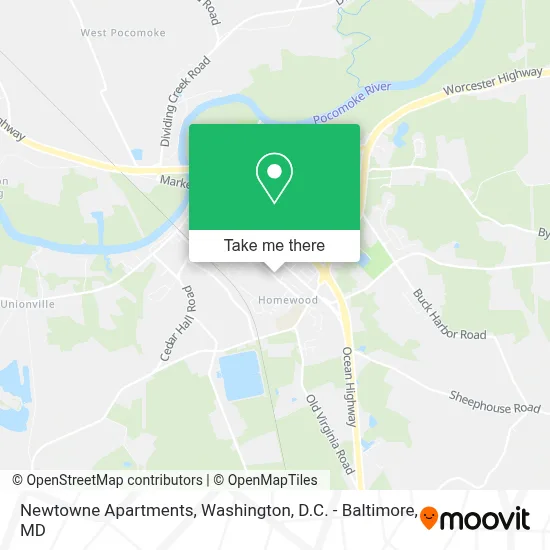 Newtowne Apartments map