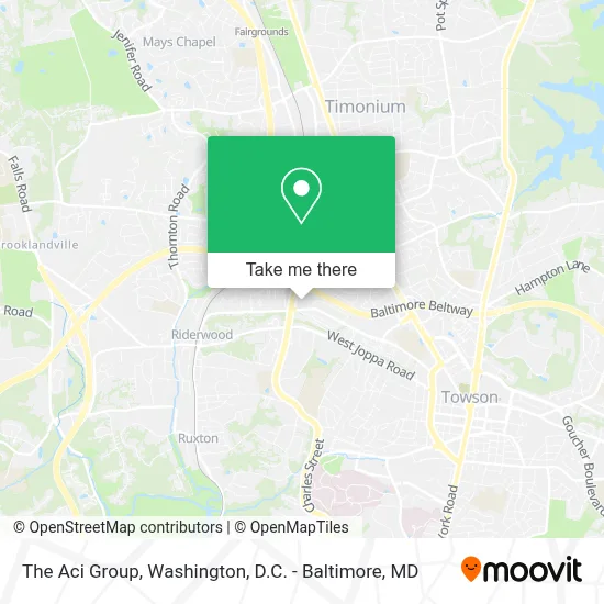 The Aci Group map