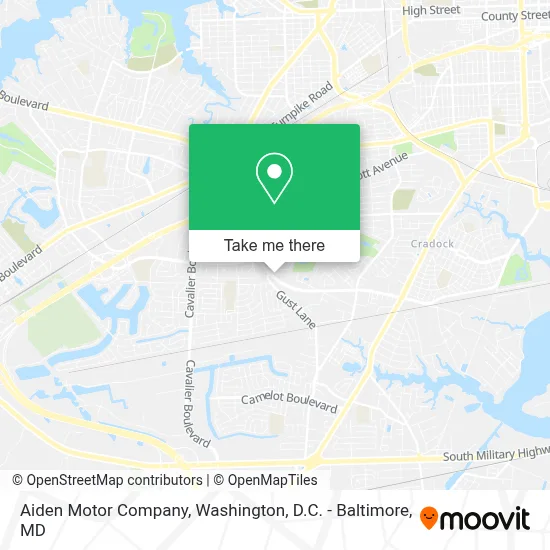 Aiden Motor Company map