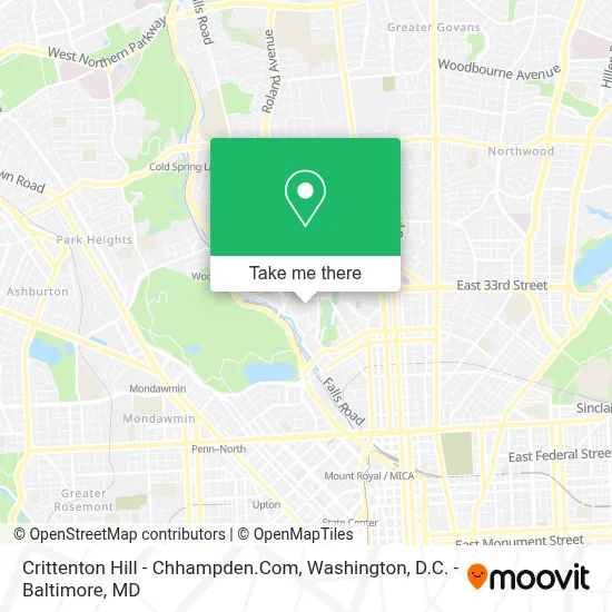 Crittenton Hill - Chhampden.Com map