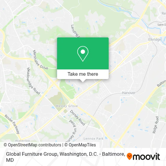 Global Furniture Group map