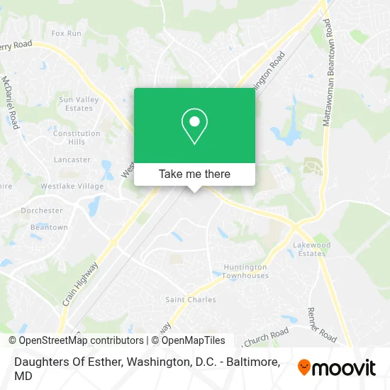 Daughters Of Esther map