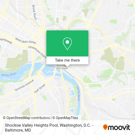 Shockoe Valley Heights Pool map