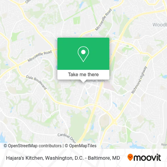 Hajara's Kitchen map