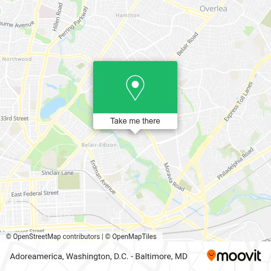 Adoreamerica map