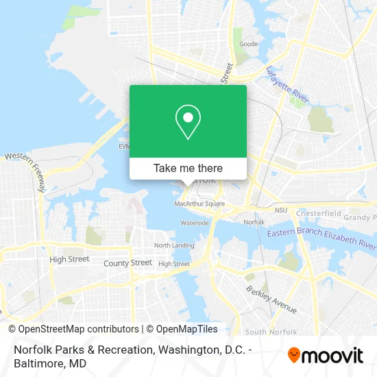 Norfolk Parks & Recreation map