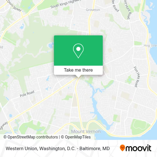 Western Union map