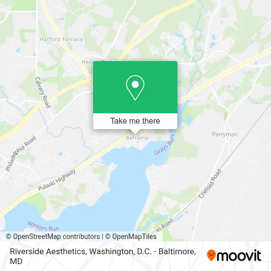 Riverside Aesthetics map