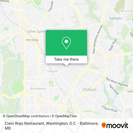 Cielo Rojo Restaurant map