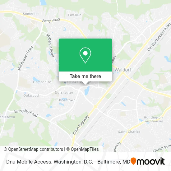 Dna Mobile Access map
