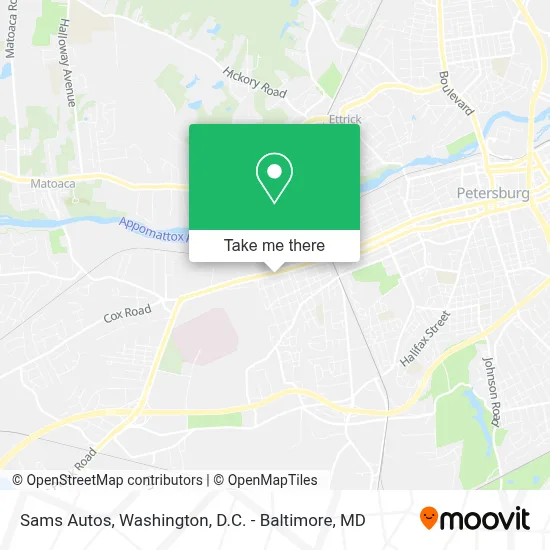 Sams Autos map