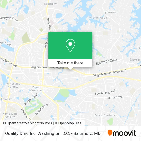 Quality Dme Inc map
