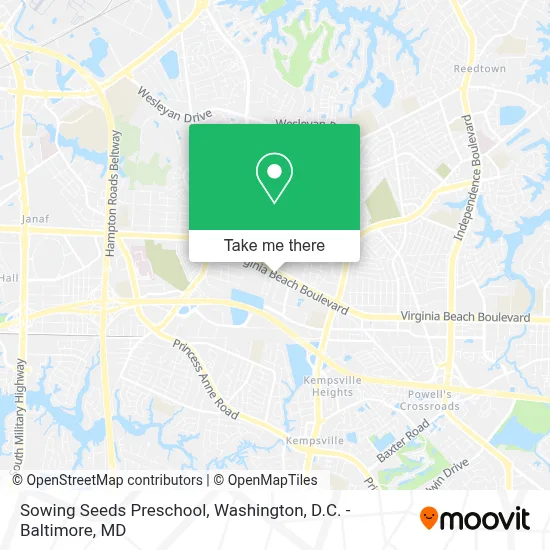 Sowing Seeds Preschool map