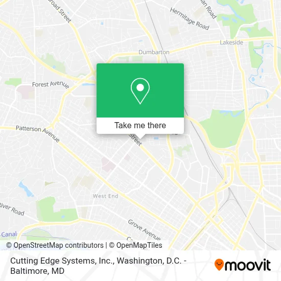 Cutting Edge Systems, Inc. map
