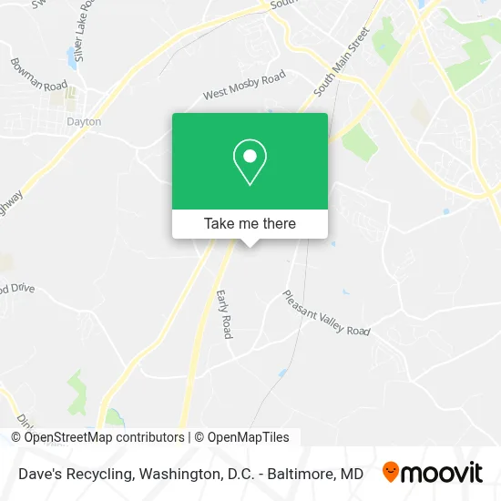Dave's Recycling map