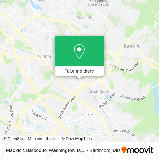 Mackie's Barbecue map