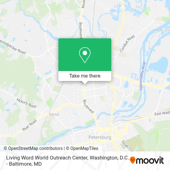 Living Word World Outreach Center map