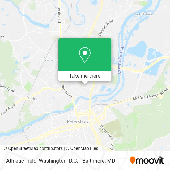 Athletic Field map