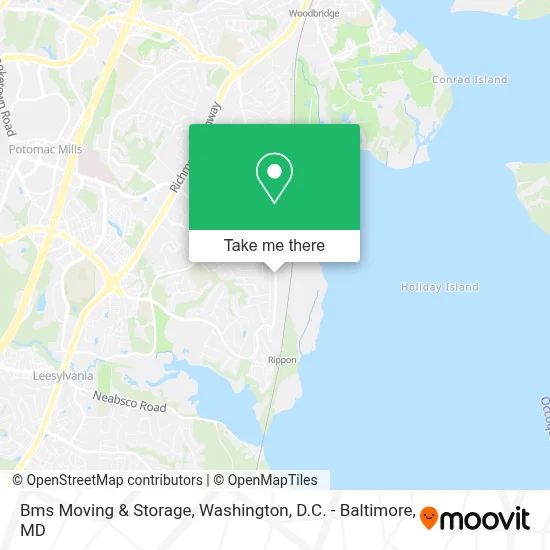 Bms Moving & Storage map